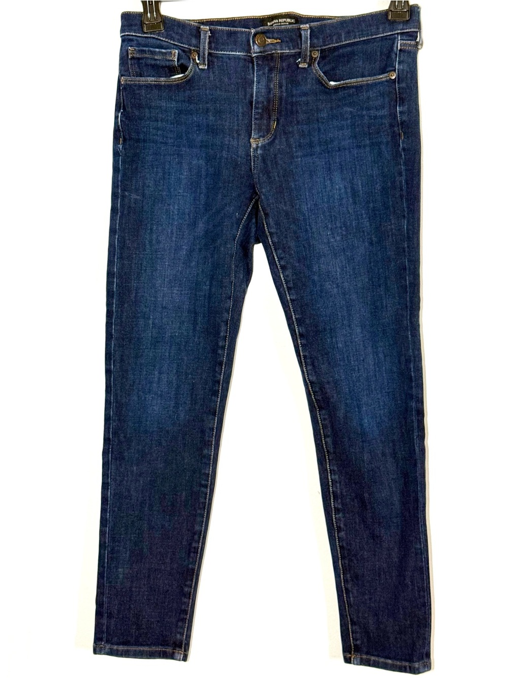 Banana Republic Premium Denim Skinny Jeans Size 28 Dark Wash Stretch Denim